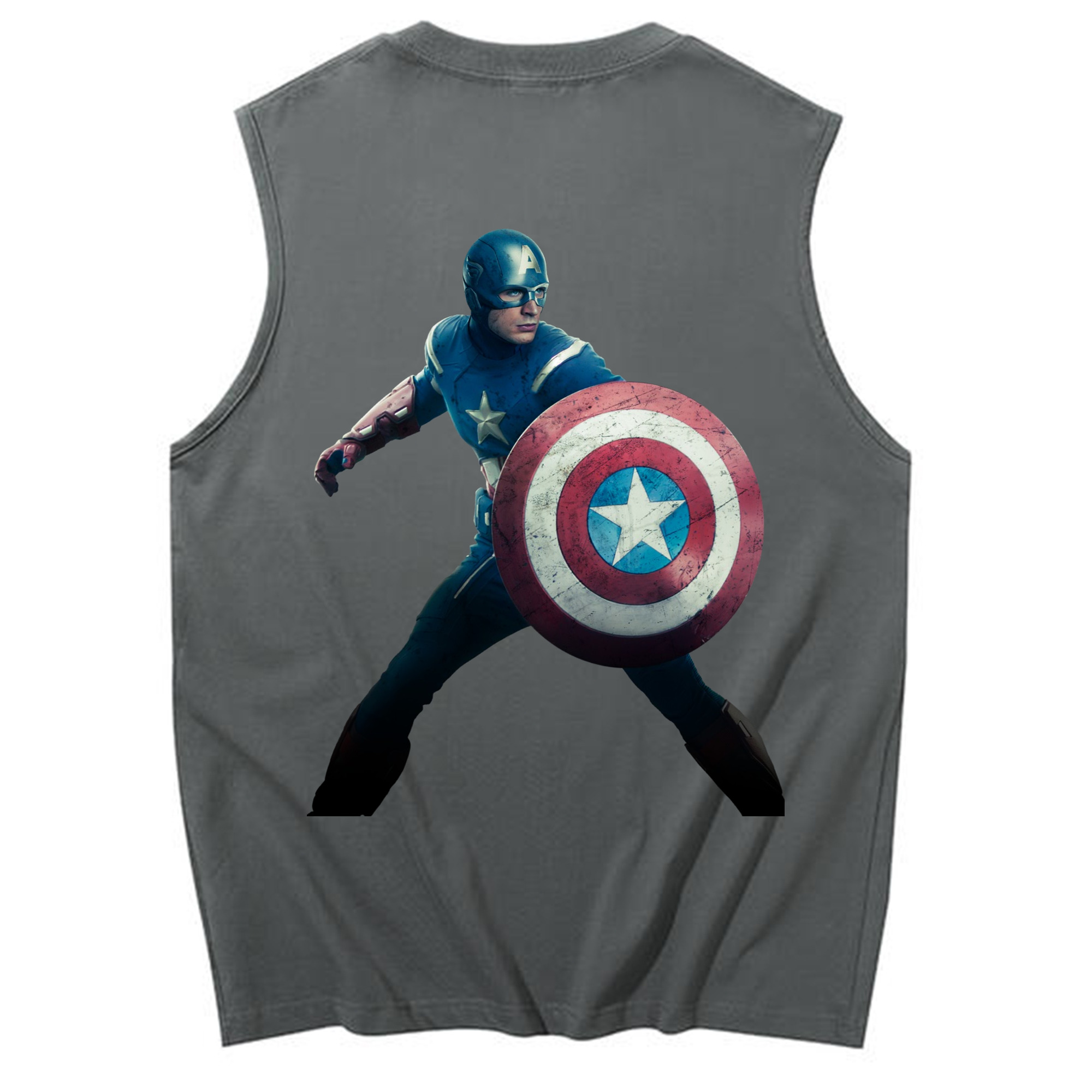 （画像用） アベンジャーズ The Avengers コットン100％タンクトップ（背面プリント）